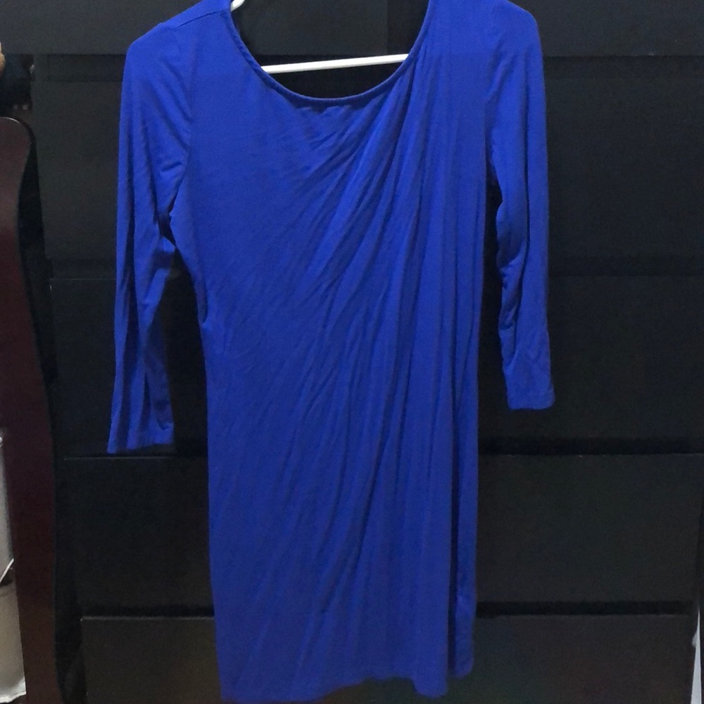 Royal blue bodycon party dress - Picture 2 of 2